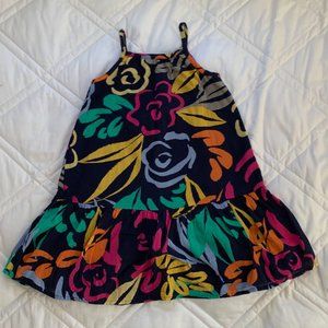 Baby Gap Navy Floral Tank Dress. Size 4T.
